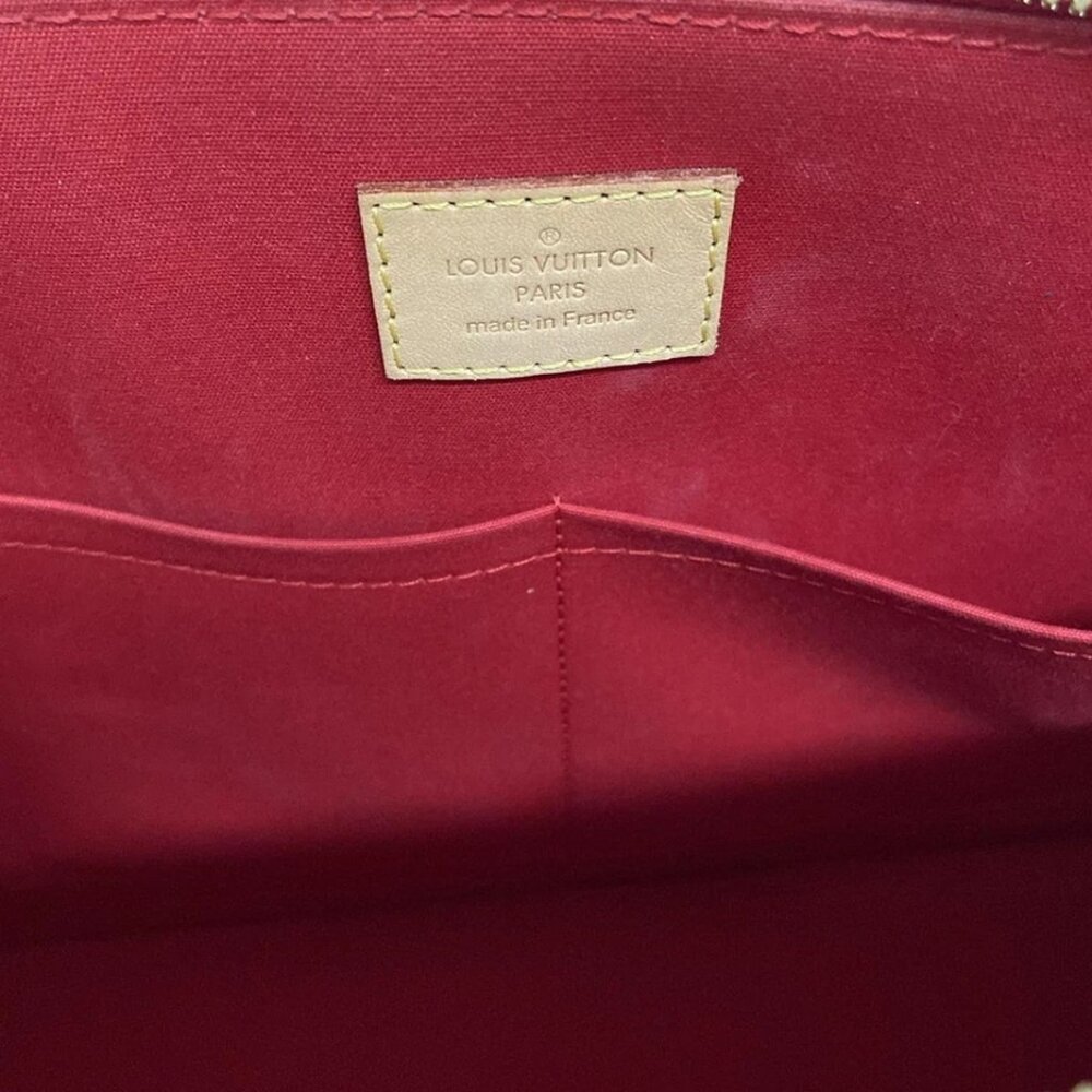 LOUIS VUITTON Alma PM Rose Indian Monogram Vernis -Handbag 873-043025 - Picture 12 of 14
